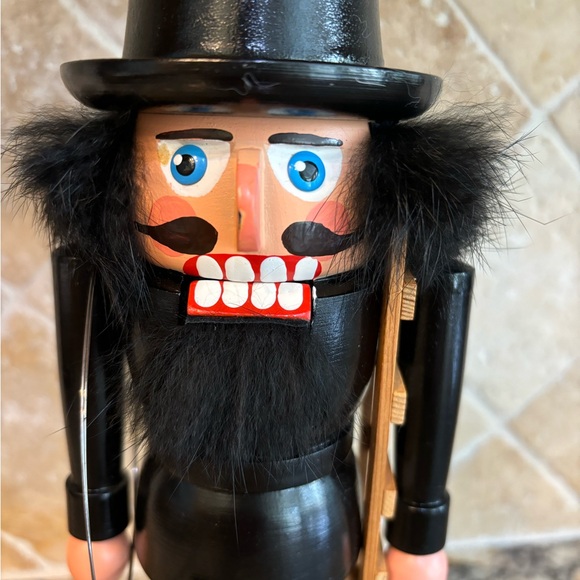 Vintage German Nutcracker Erzgebirge Chimney Sweep - Picture 3 of 10